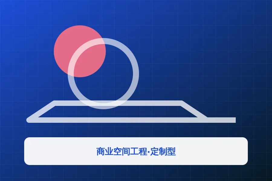 商业空间工程·定制型应用示意图